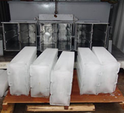 Machine de bloc de glace à grande capacité de production