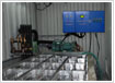 Containerized block ice machine